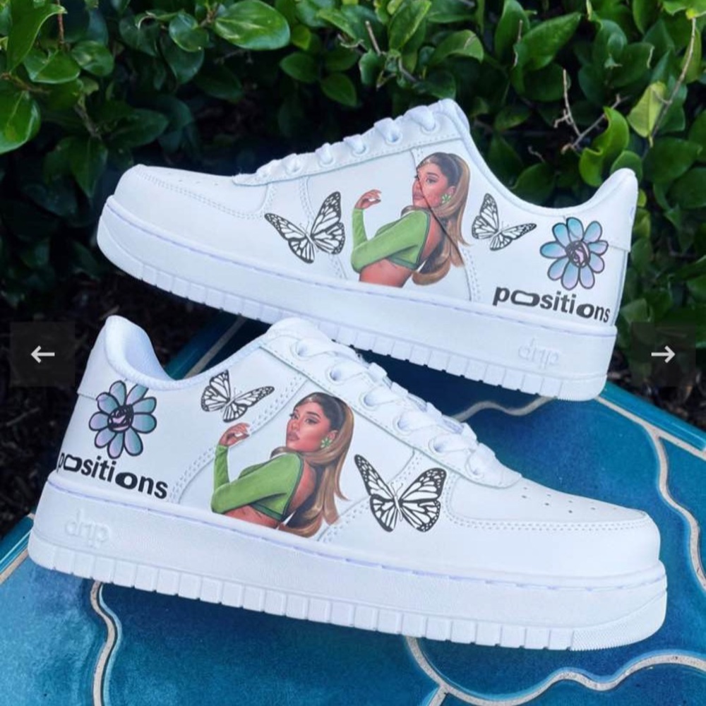 Ariana Grande Positions Custom Sneakers